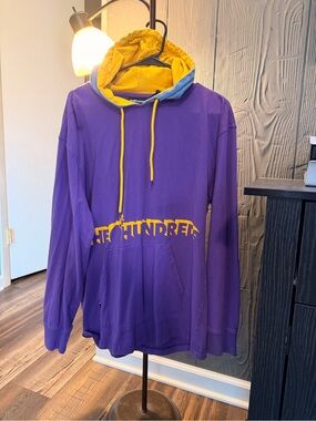 The Hundreds Purple light hoodie size large